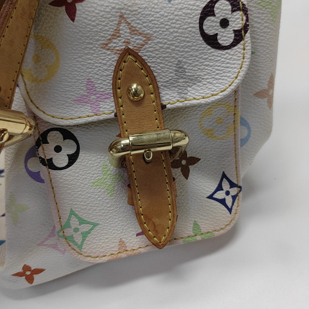 LV × TM NÉONOÉ MM Monogram Coated Canvas White