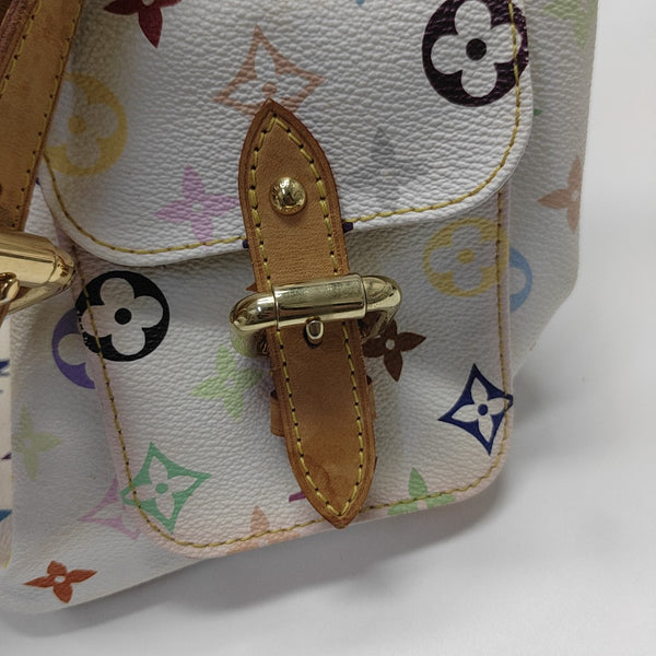LV × TM NÉONOÉ MM Monogram Coated Canvas White