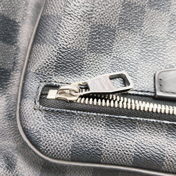 JOSH Damier Graphite Coated Canvas Gray
