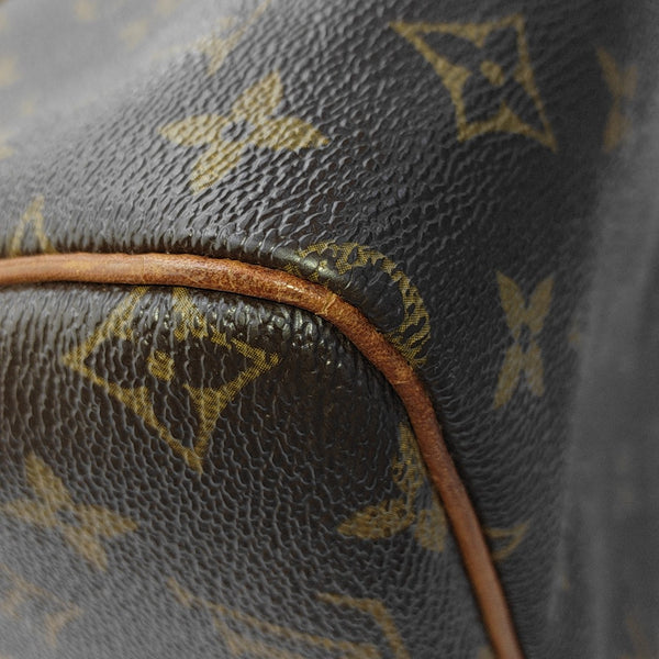 SPEEDY 30 Monogram Coated Canvas Brown