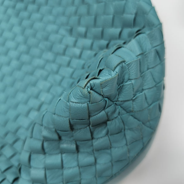 Calfskin Shoulder Bag Blue