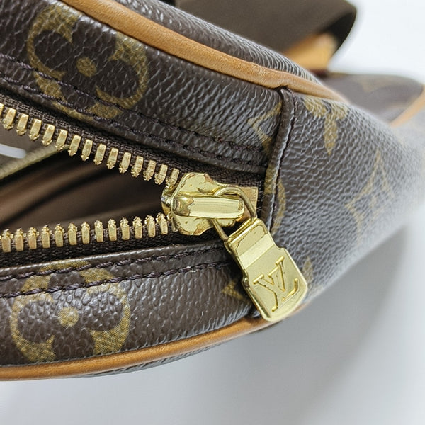 GANGE Monogram Coated Canvas Brown