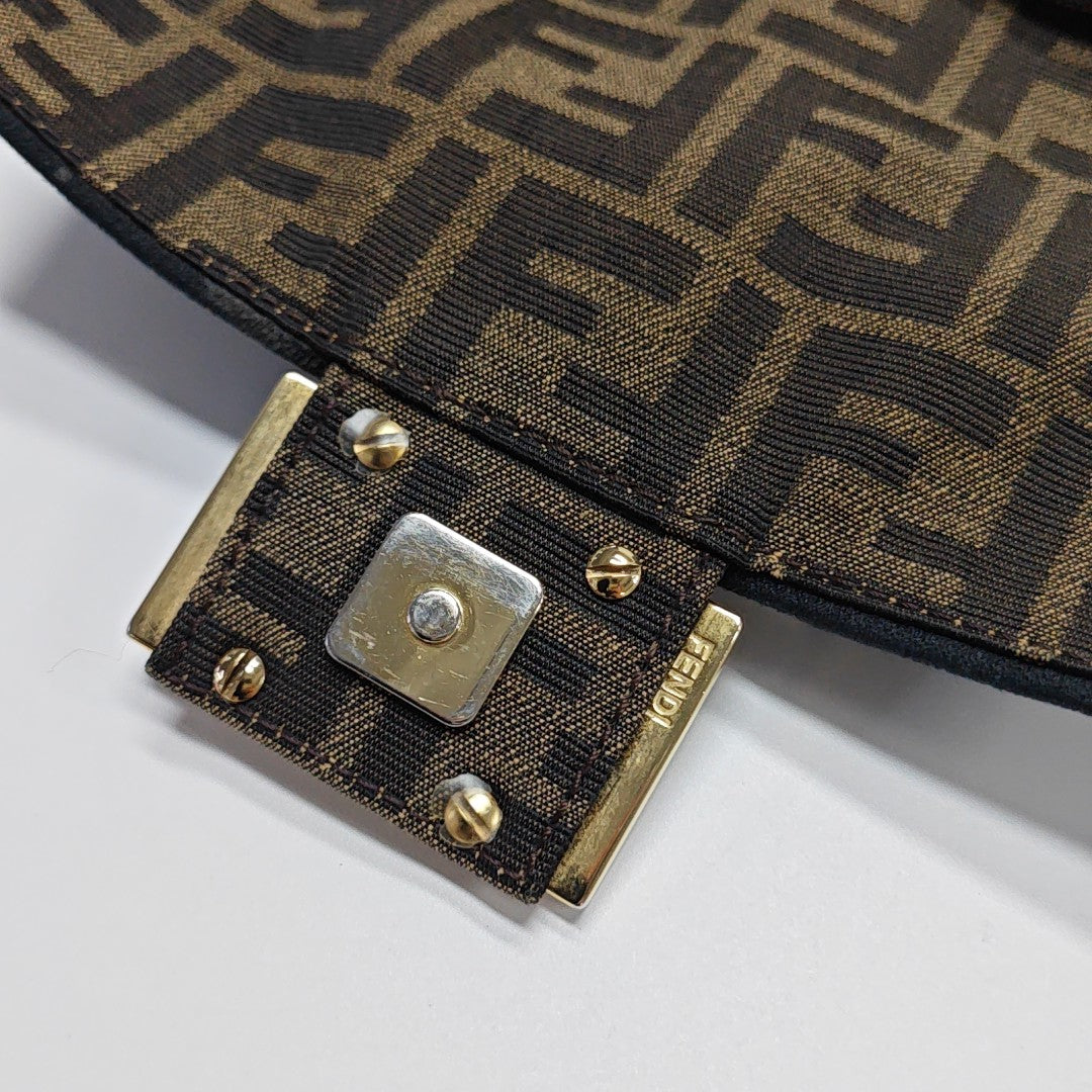 Baguette Mini Fabric Brown
