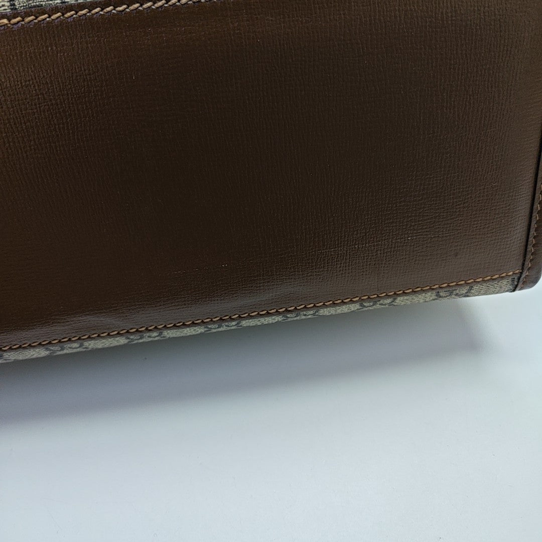 Retro Small Monogram Coated Canvas Brown