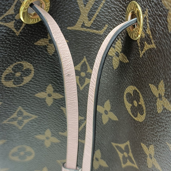 NÉONOÉ MM Monogram Coated Canvas Brown