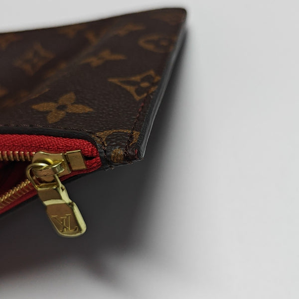 NEVERFULL MM Monogram Coated Canvas Brown
