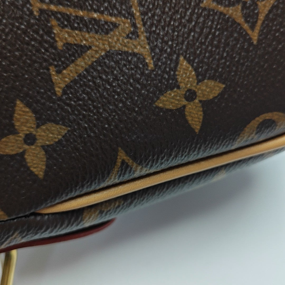 DIANE Monogram Coated Canvas Brown