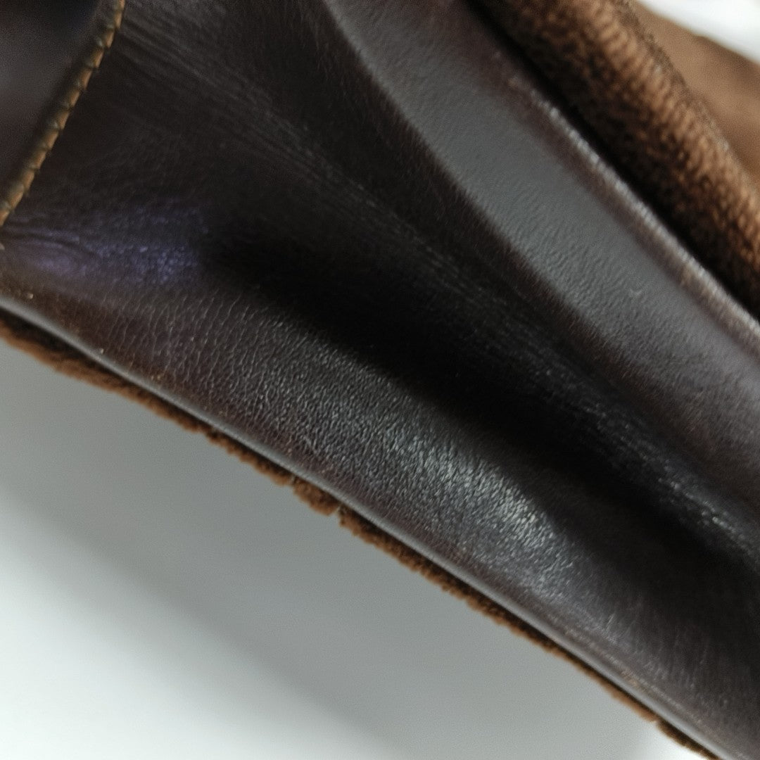 Monogram Velvet Brown
