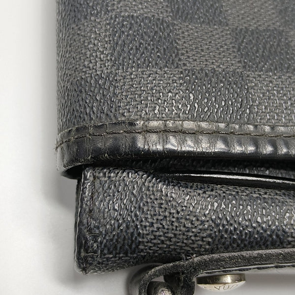 DANIEL Damier Graphite Coated Canvas Gray