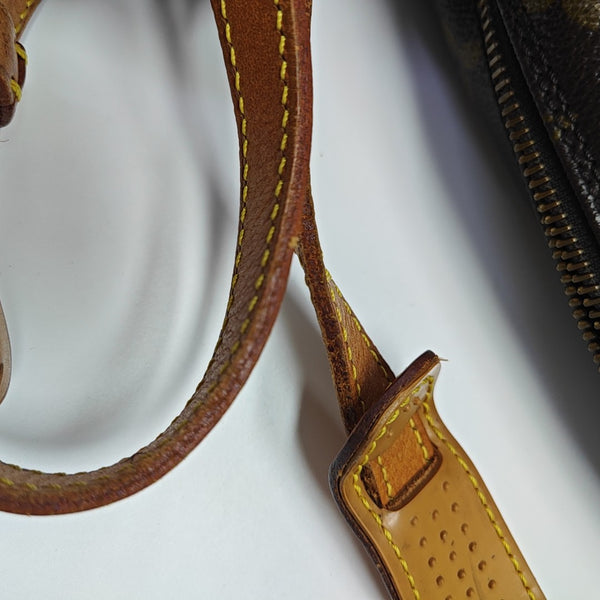 VINTAGE TROCADERO 30 Monogram Coated Canvas Brown