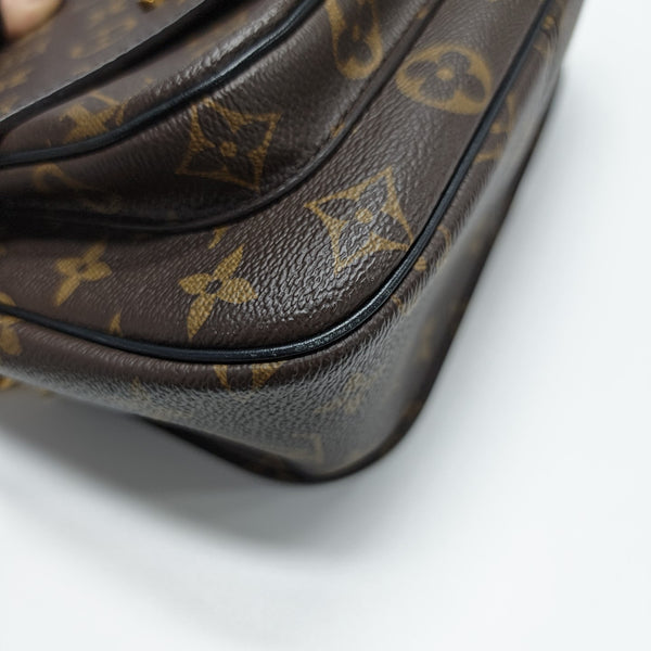 PASSY Monogram Coated Canvas Brown