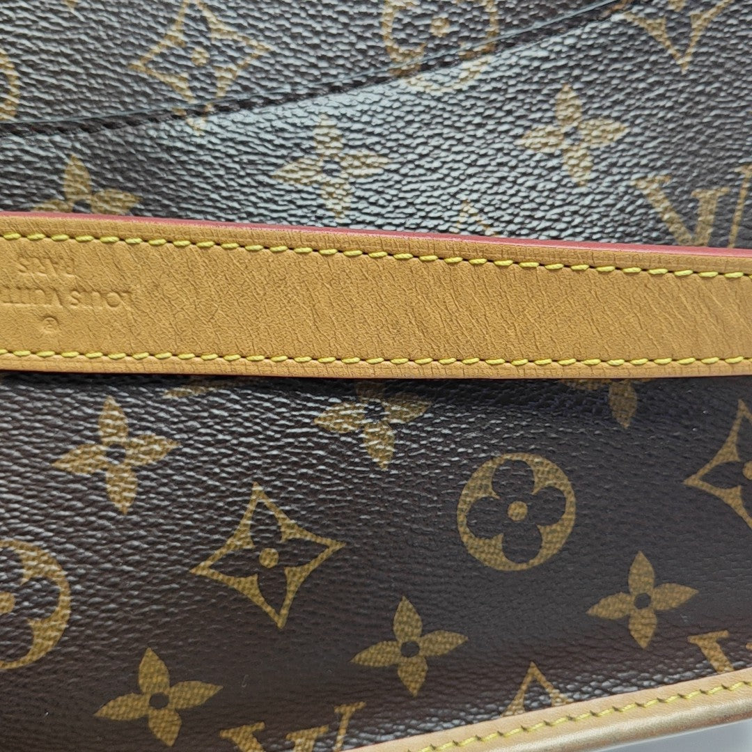 DIANE Monogram Coated Canvas Brown