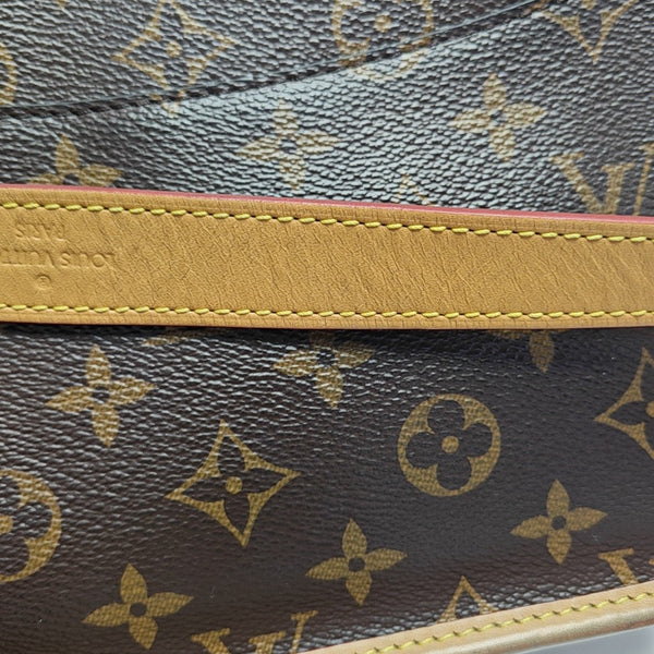 DIANE Monogram Coated Canvas Brown
