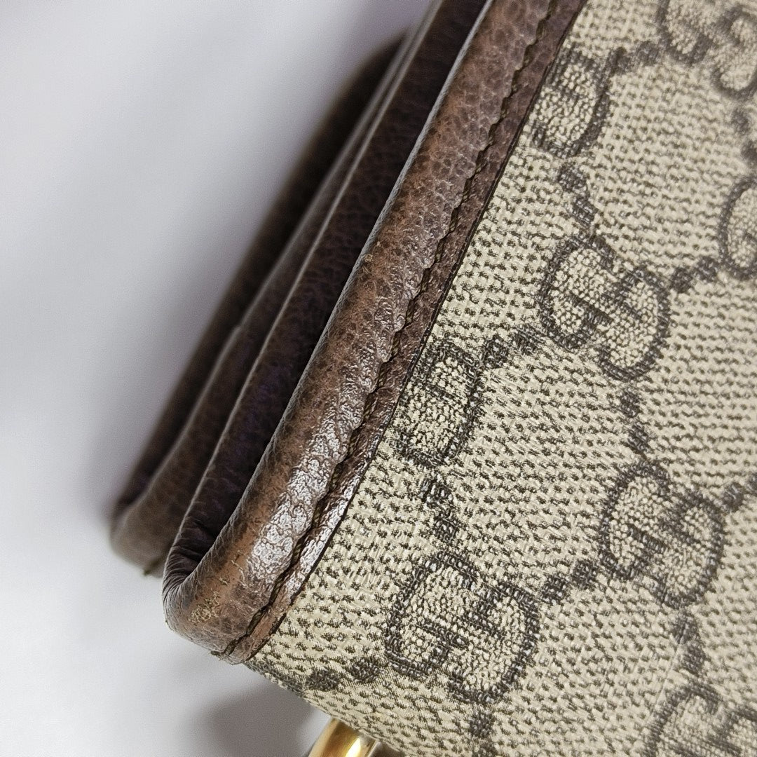 Neo Vintage Small Monogram Coated Canvas Beige