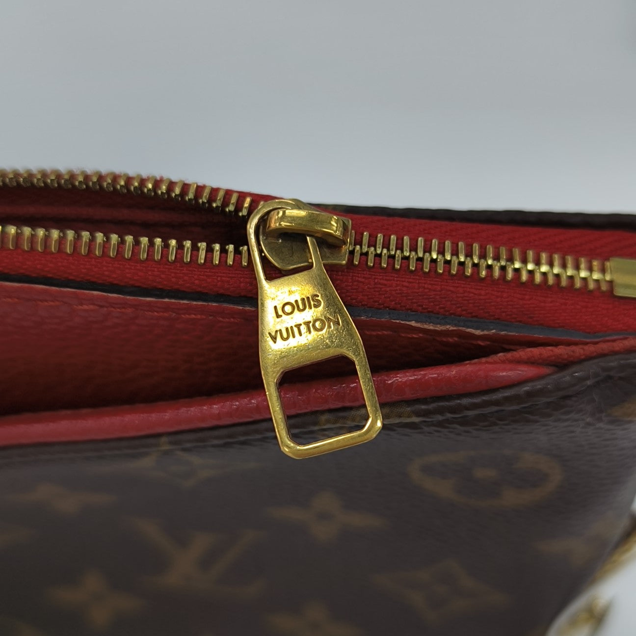 PALLAS BB Monogram Coated Canvas Brown