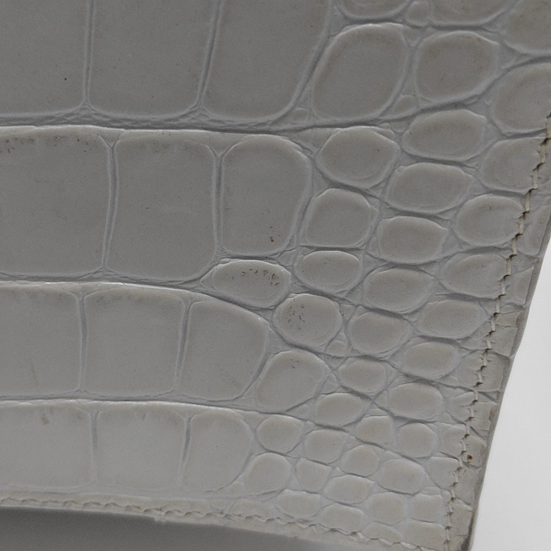 Hourglass S Calfskin White