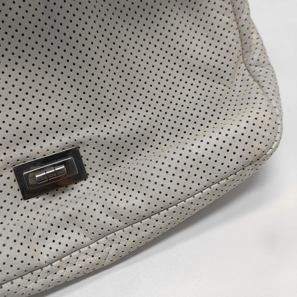 Lambskin Shoulder Bag White