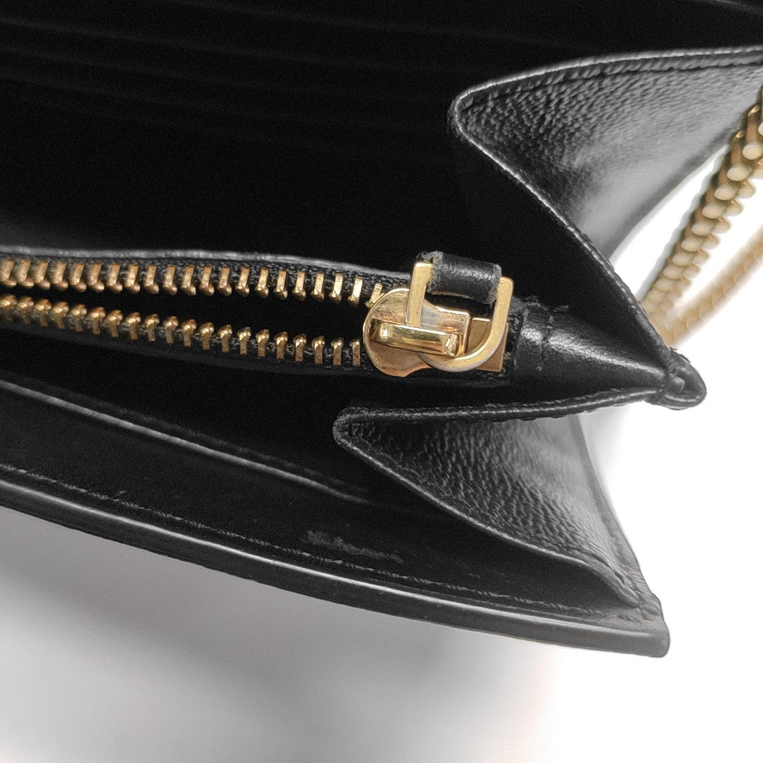 Calfskin Shoulder Bag Black