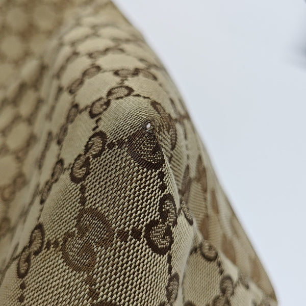 Monogram Canvas Tote Bag Brown