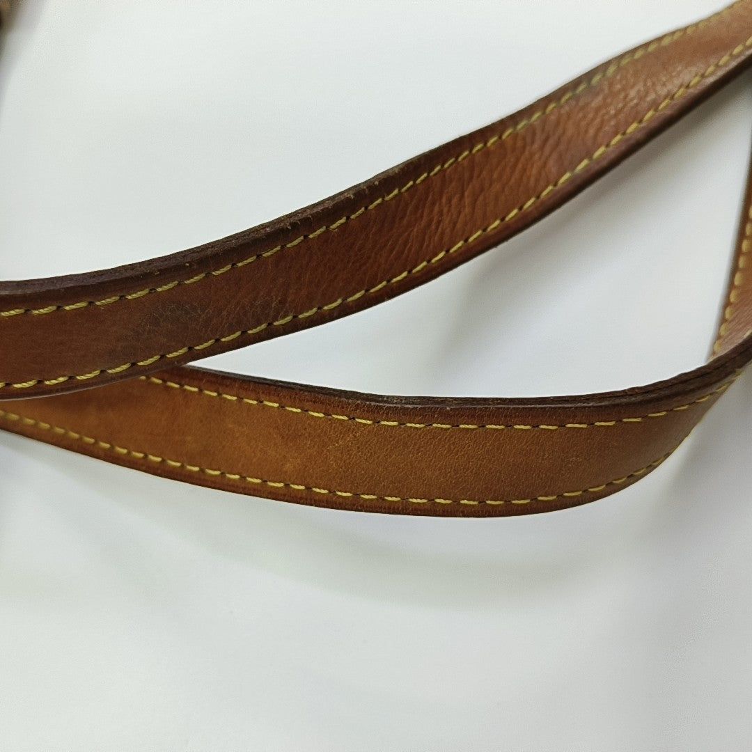 STRESA Monogram Coated Canvas Brown