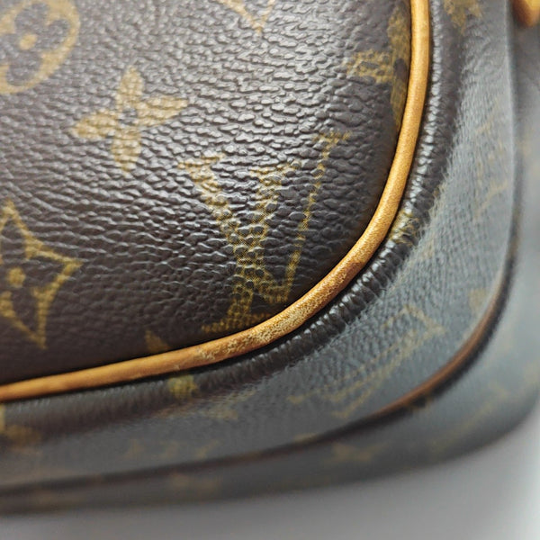 REPORTER Monogram Coated Canvas Brown