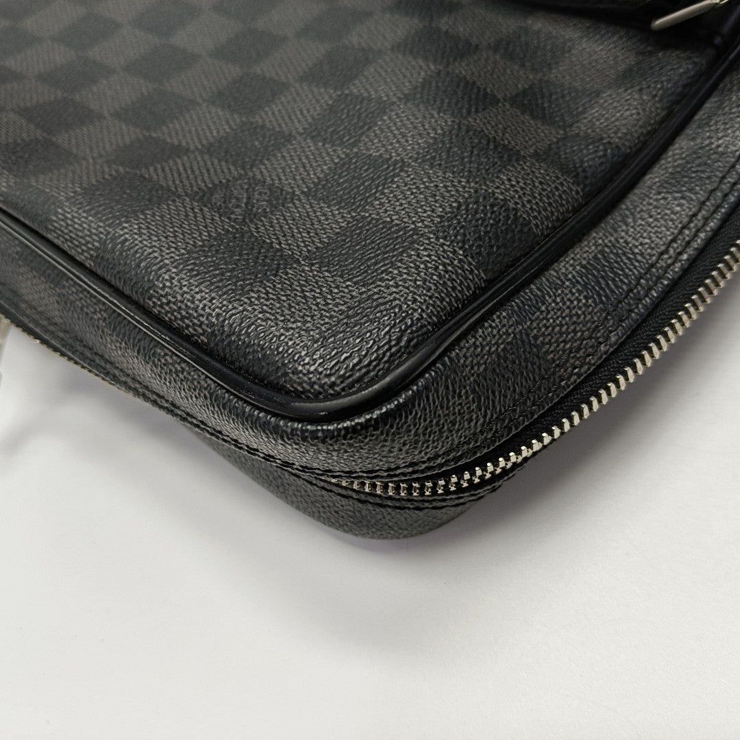 PORTE-DOCUMENTS Damier Graphite Coated Canvas Black