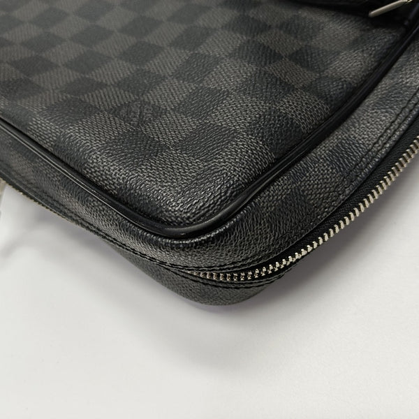 PORTE-DOCUMENTS Damier Graphite Coated Canvas Black