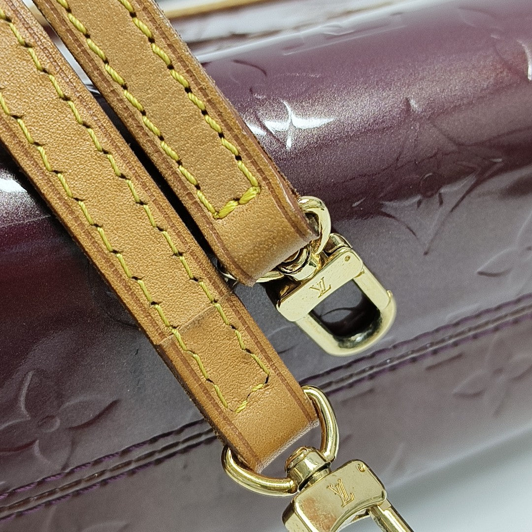 ROXBURY Monogram Patent Leather Red