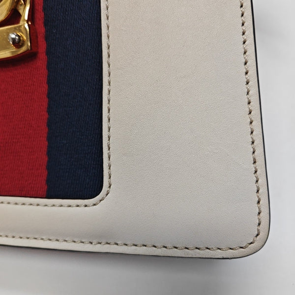 Sylvie Mini Calfskin White