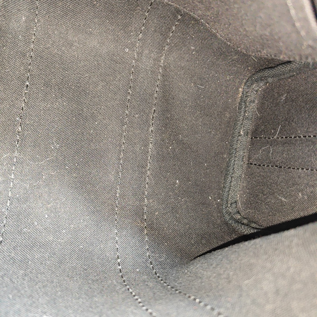 KEEPALL 25 Monogram Coated Canvas Black