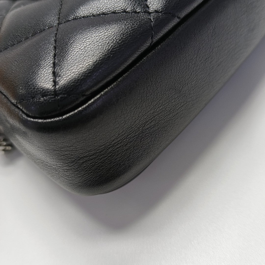 CAMBON Small Quilted Calfskin Black