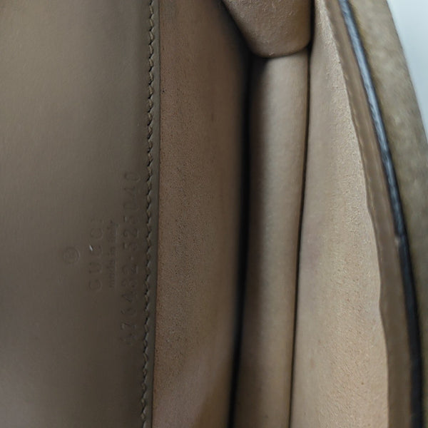 Dionysus Super Mini Monogram Coated Canvas Beige