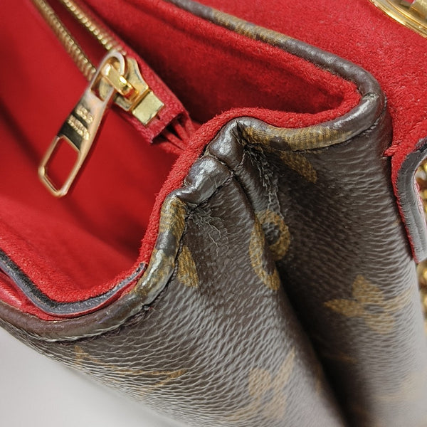 PALLAS BB Monogram Coated Canvas Brown