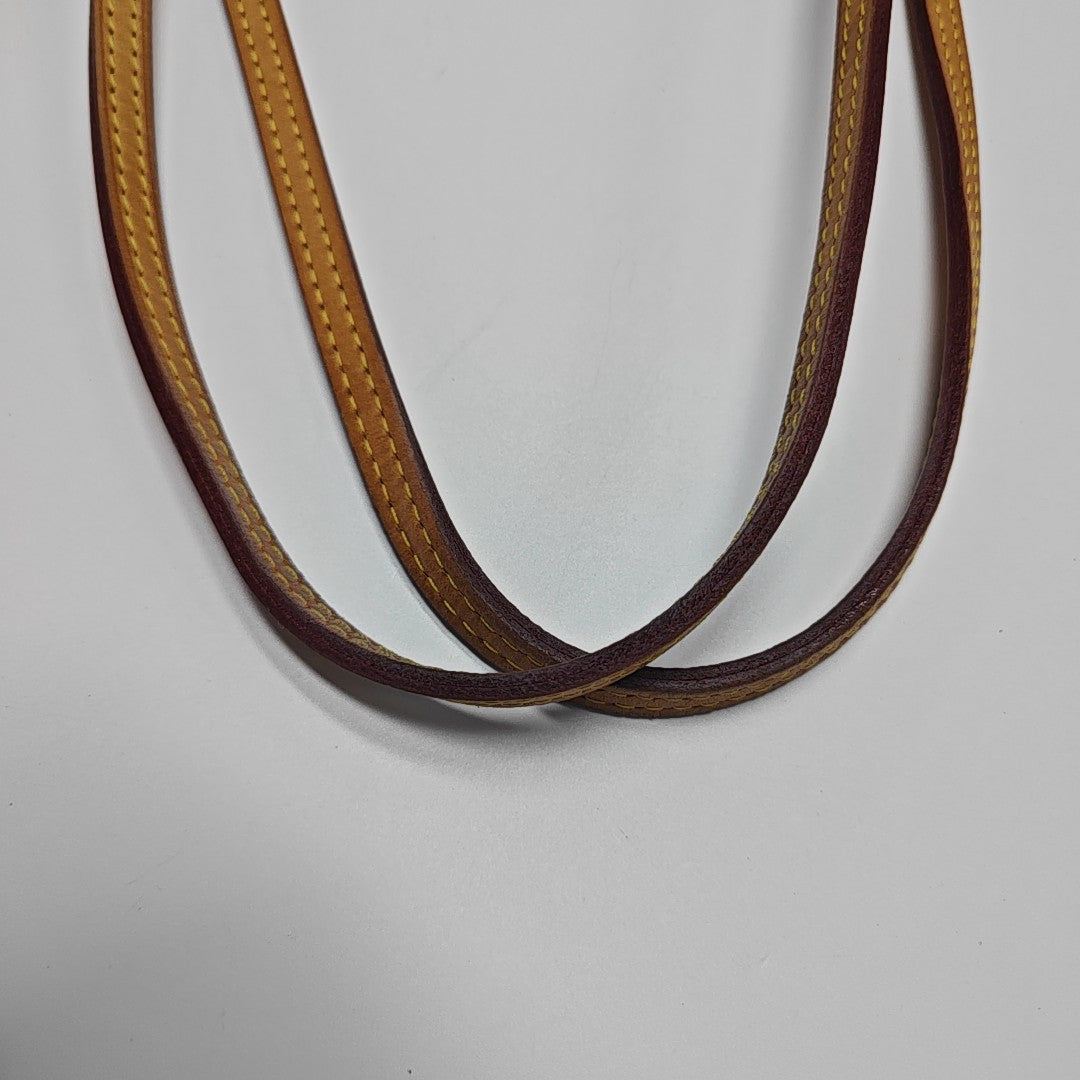 NEVERFULL MM Monogram Coated Canvas Brown