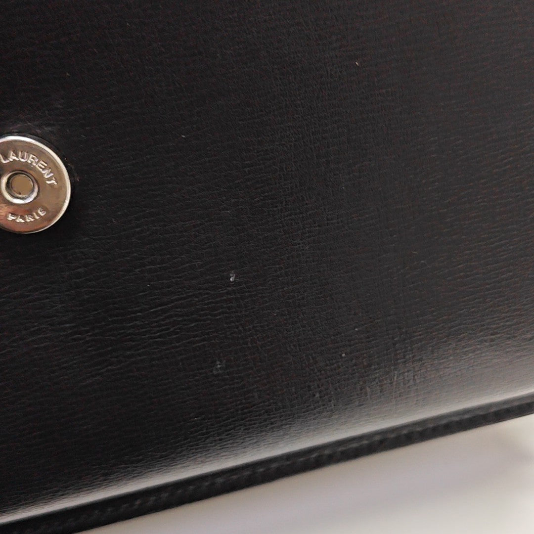 SUNSET Medium Calfskin Black