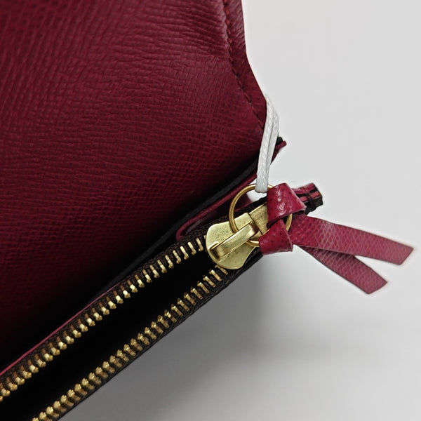 EMILIE Monogram Coated Canvas Brown
