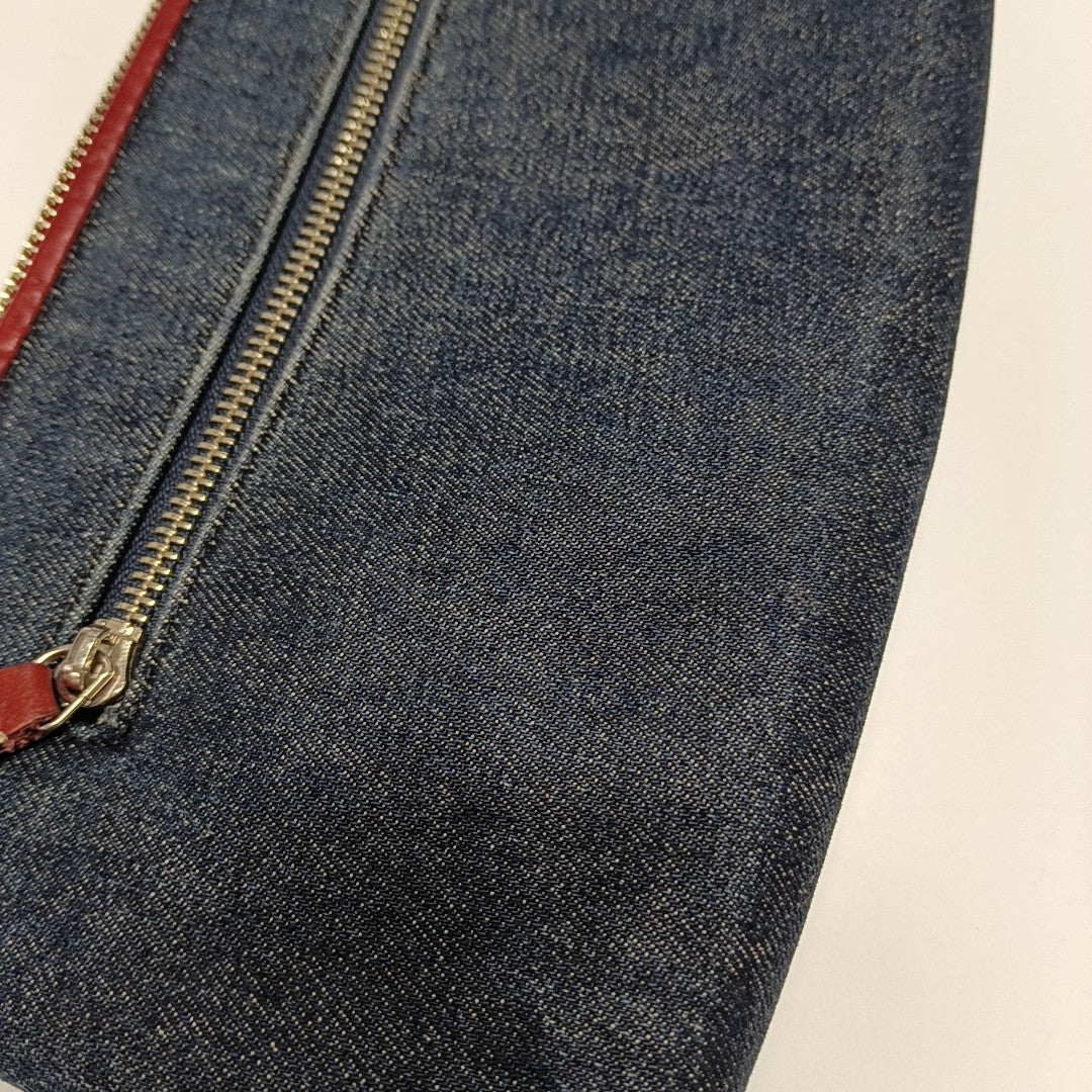 Canvas Shoulder Bag Blue