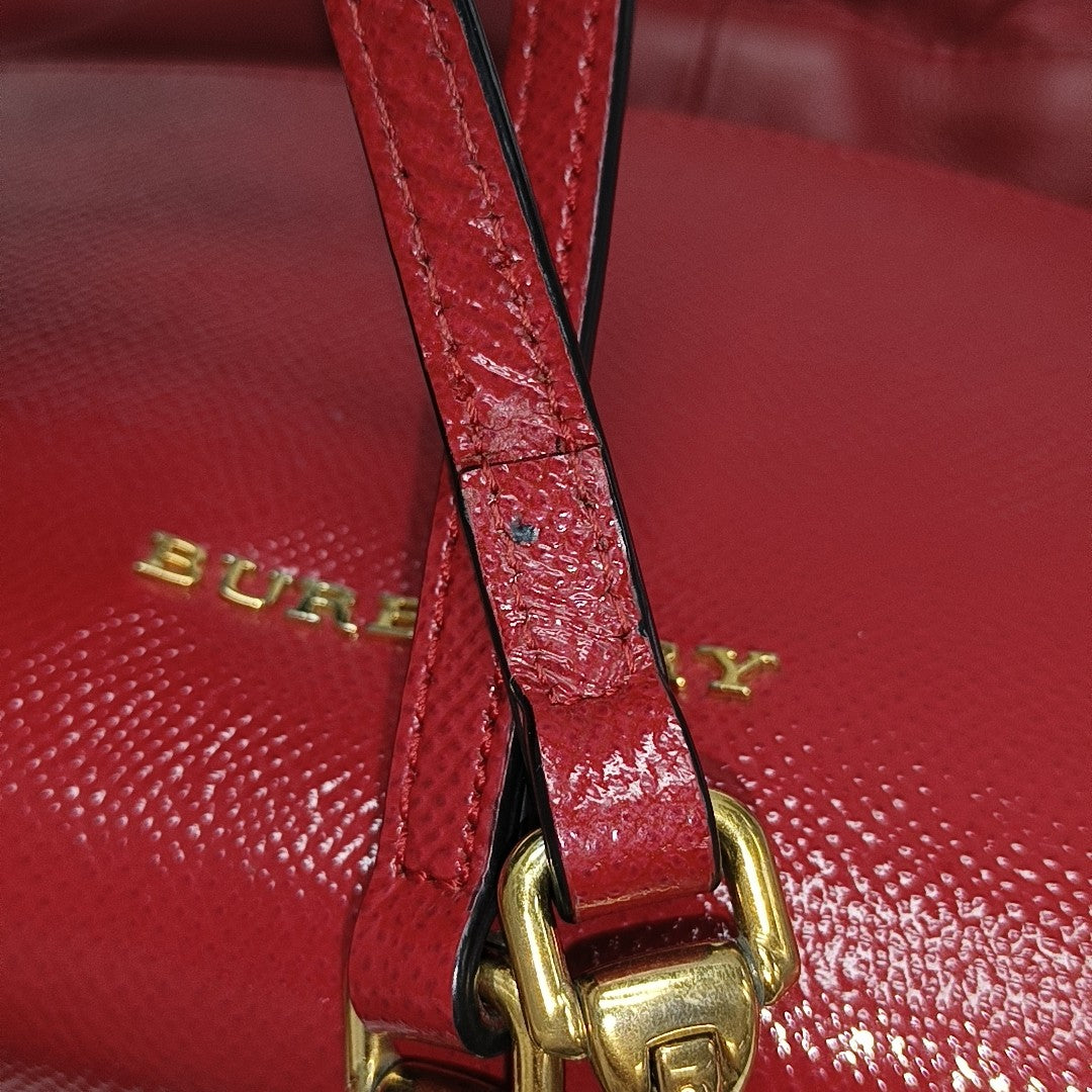Calfskin Shoulder Bag Red