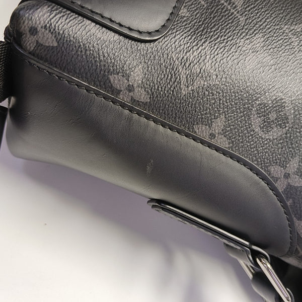 VOYAGER PM Monogram Coated Canvas Black