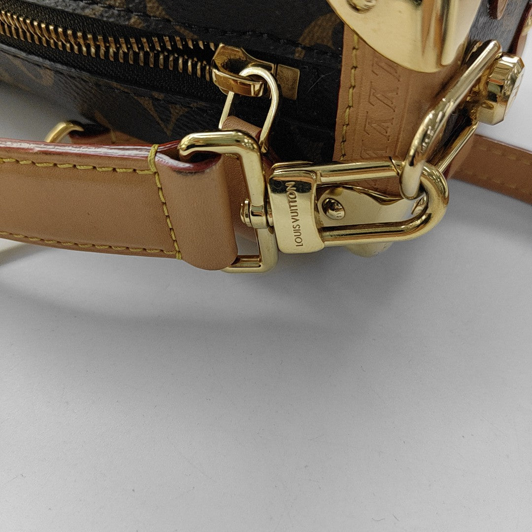 SIDE TRUNK PM Monogram Coated Canvas Brown