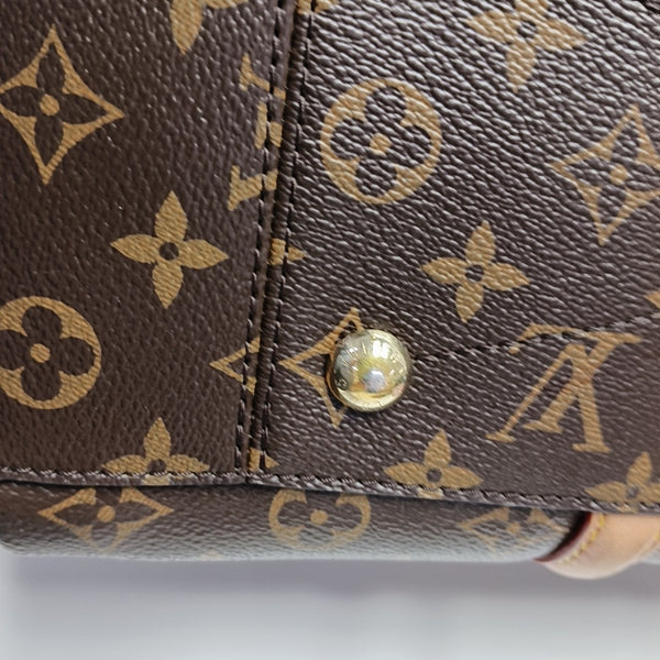 SOUFFLOT MM Monogram Coated Canvas Brown