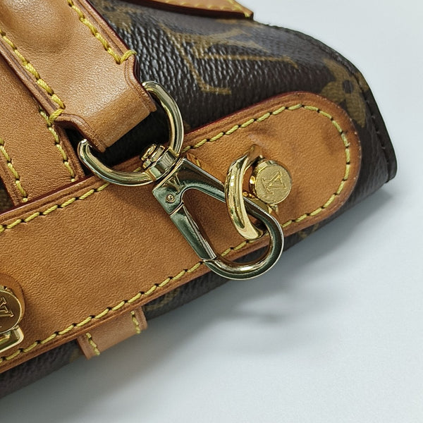 DUFFLE Monogram Coated Canvas Brown