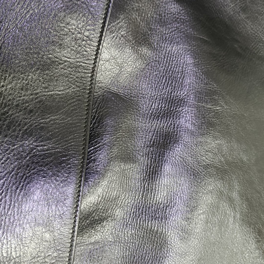 B. Calfskin Black
