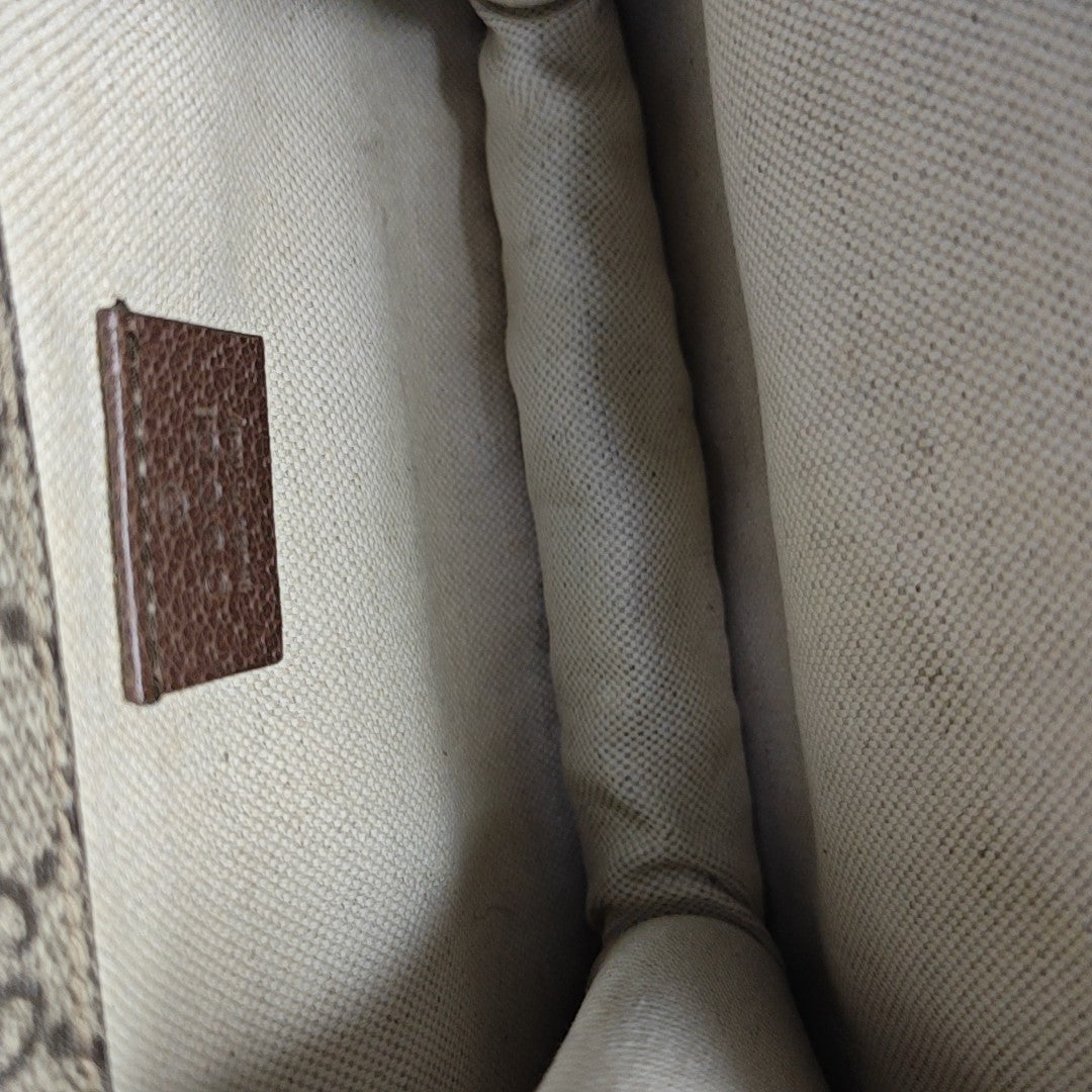 Neo Vintage Small Monogram Coated Canvas Beige