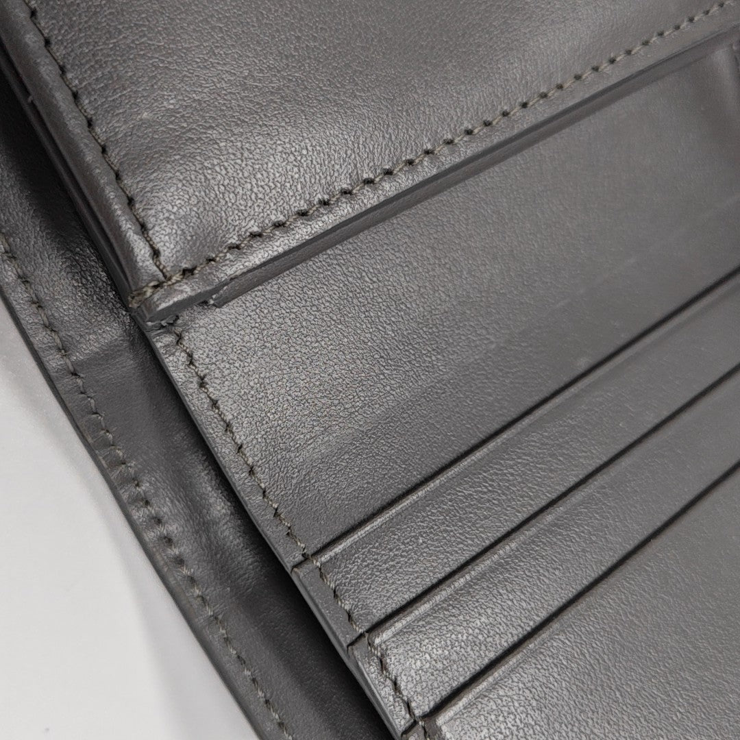 Calfskin Wallet Gray