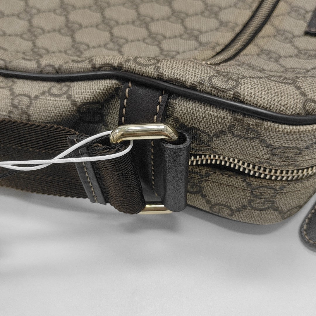 GG Supreme Monogram Coated Canvas Beige