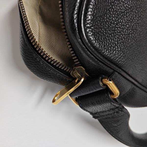 Print Calfskin Black