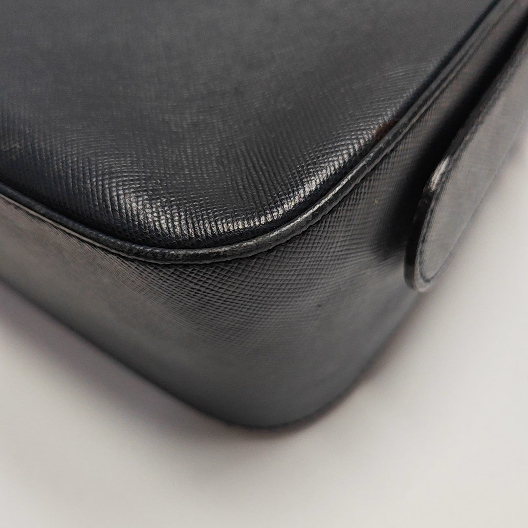 Calfskin Shoulder Bag Blue