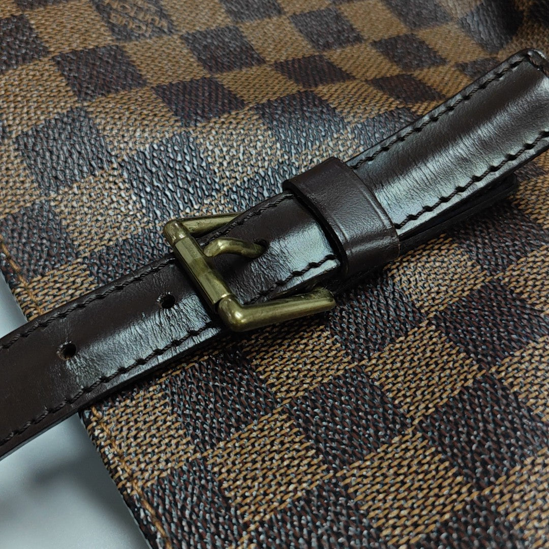CHELSEA Damier Ebene Coated Canvas Brown