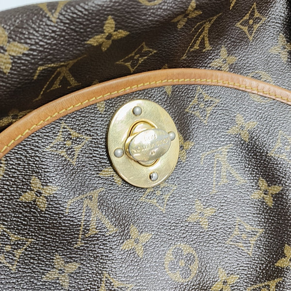 TULUM GM Monogram Coated Canvas Brown